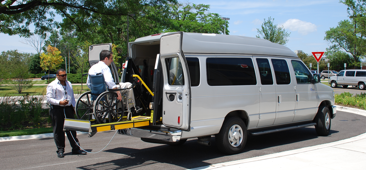 Image of an accessible van