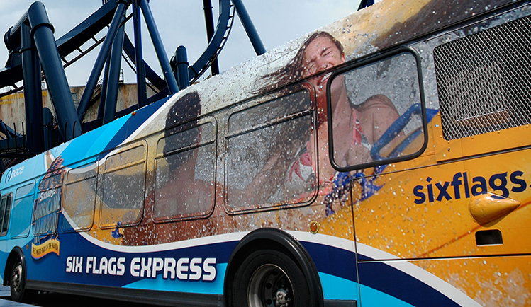 Image of Six Flags Great America Express Bus