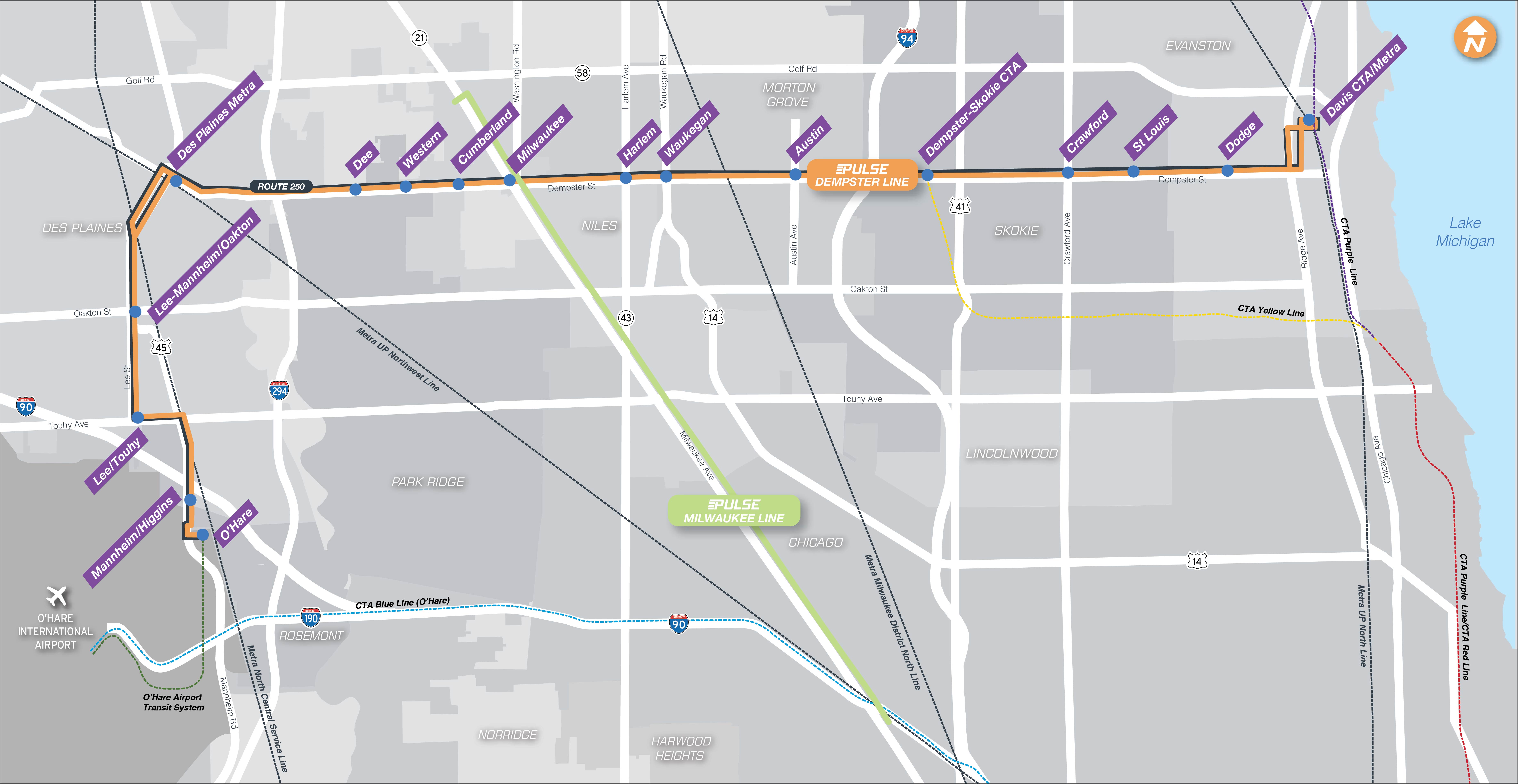 Image of the Pulse Dempster Line Corridor Map