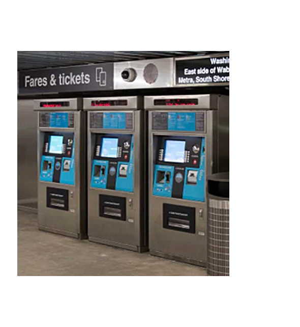 Image of Ventra Machines at CTA Station