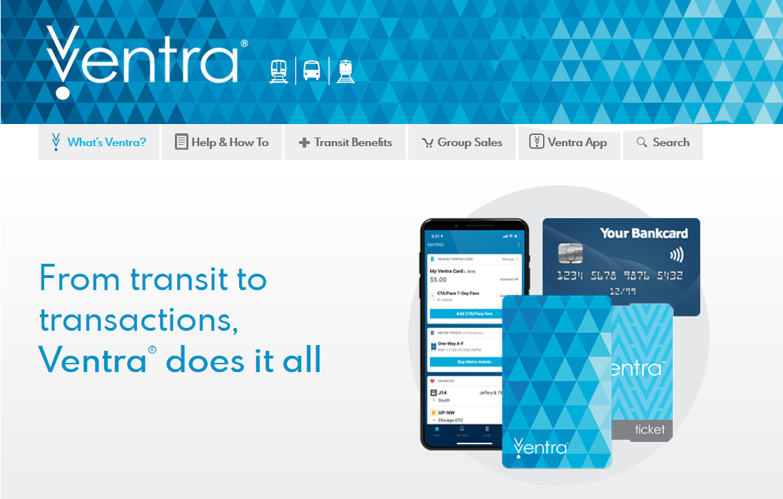 Image of Ventra Website