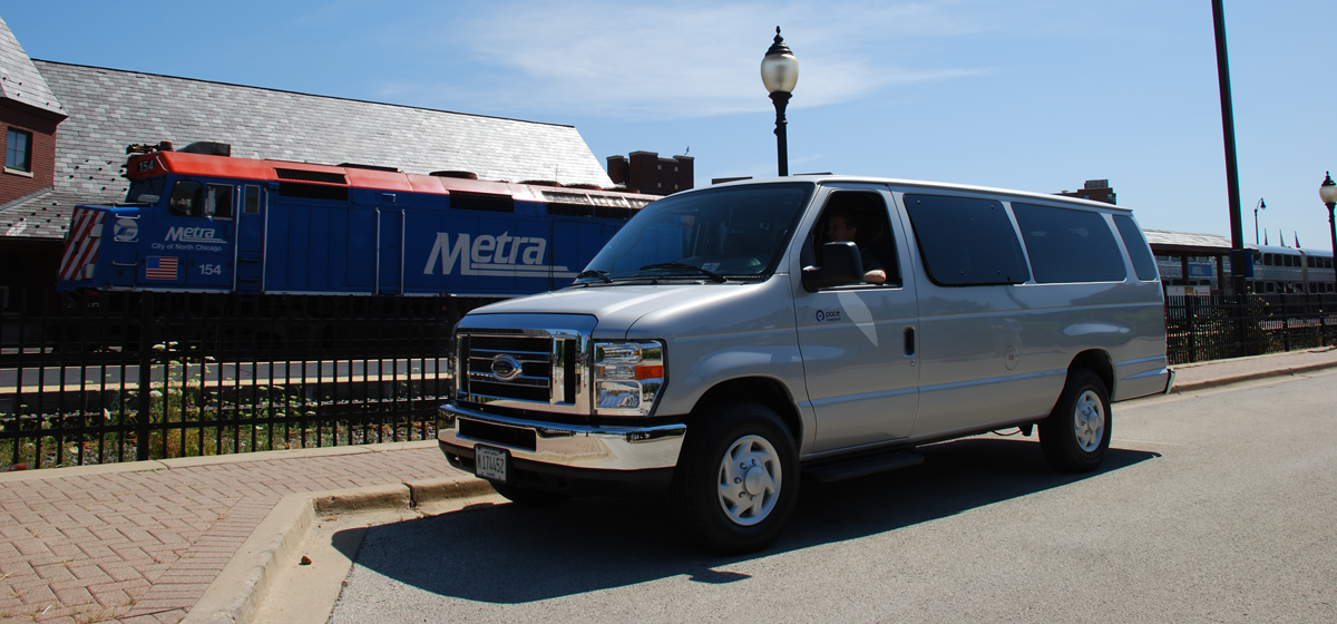 Vanpool-Metra train combo image