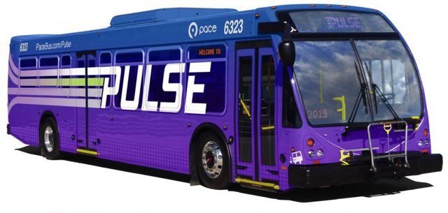 Image of Pace Pulse Bus