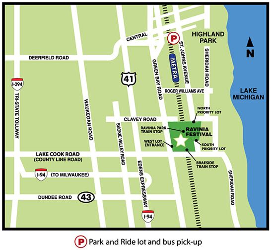 Image of Ravinia Remote Parking Lots