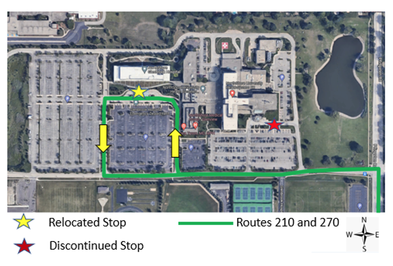 Routes 210 & 270 Detour Alert Image