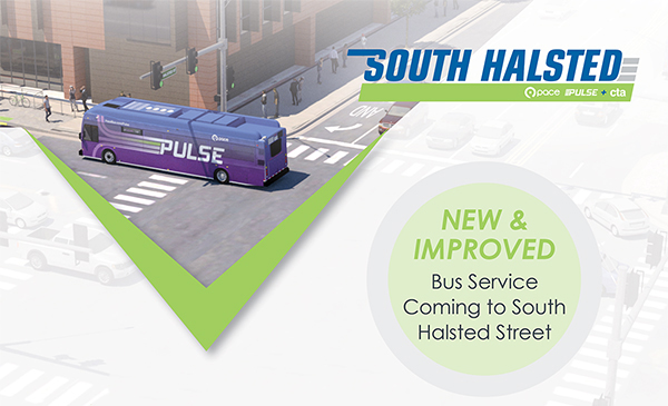 Image of coming soon banner for South Halsted Pulse line