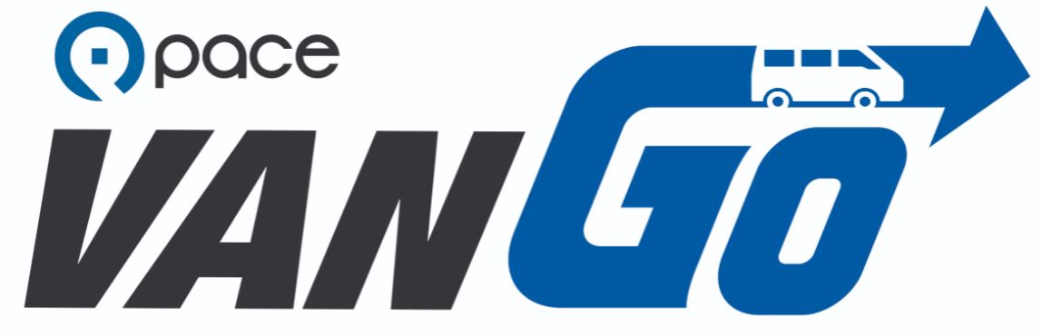 VanGo logo with Pace logo and van icon