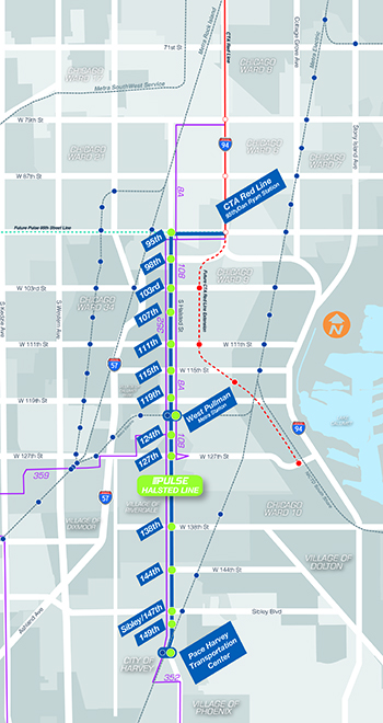 Image of Pulse Halsted map with station locations