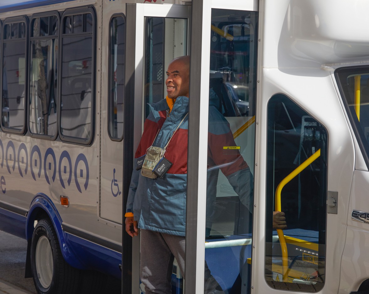 Eligible Riders Can Arrange for Service by Phone or Online. 