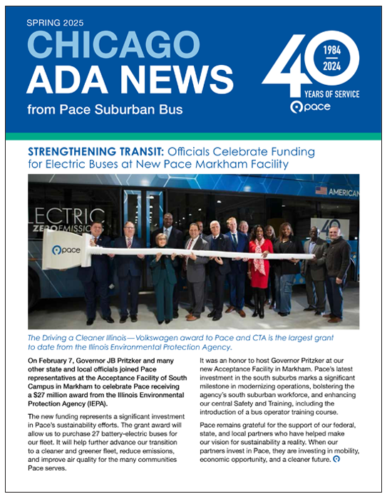 Image of the ADA NEWS Chicago Spring 2025 small cover