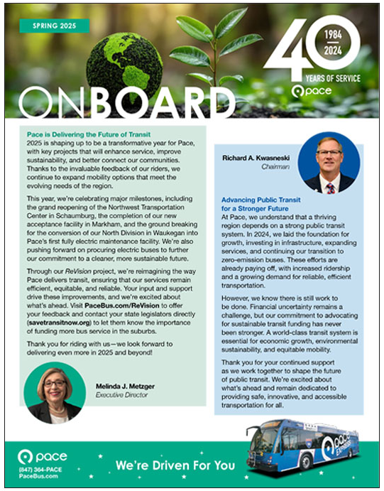 Image of the On Board Newsletter - Spring 2025 small cover