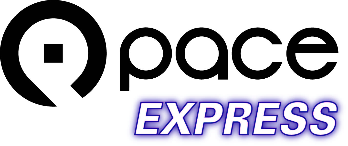 imagen de la Pace Express logo in Blk-Purple color