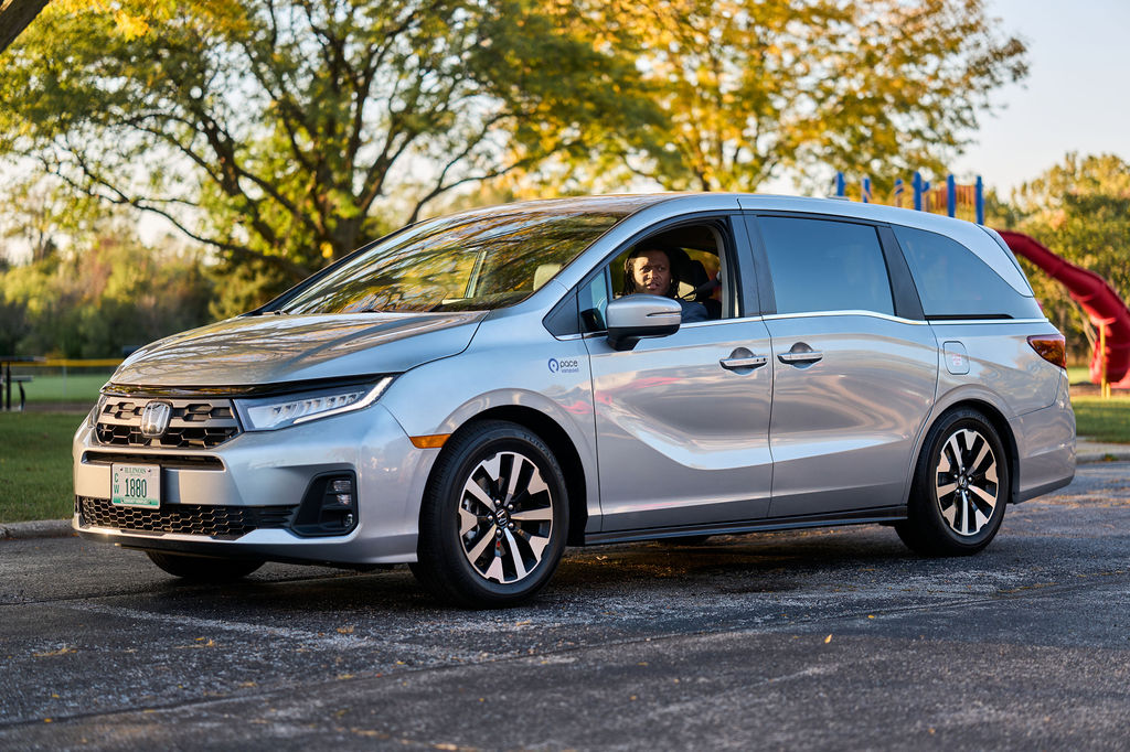 Image of the minivan which is popular for our Traditional and Feeder groups.