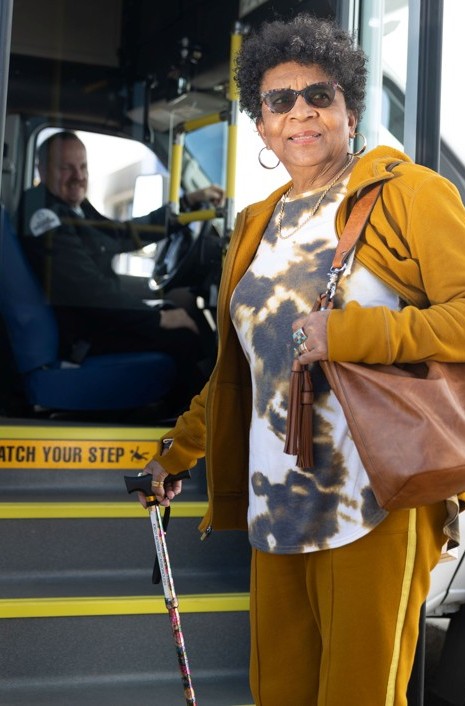 Eligible Riders Can Arrange for Service by Phone or Online. 