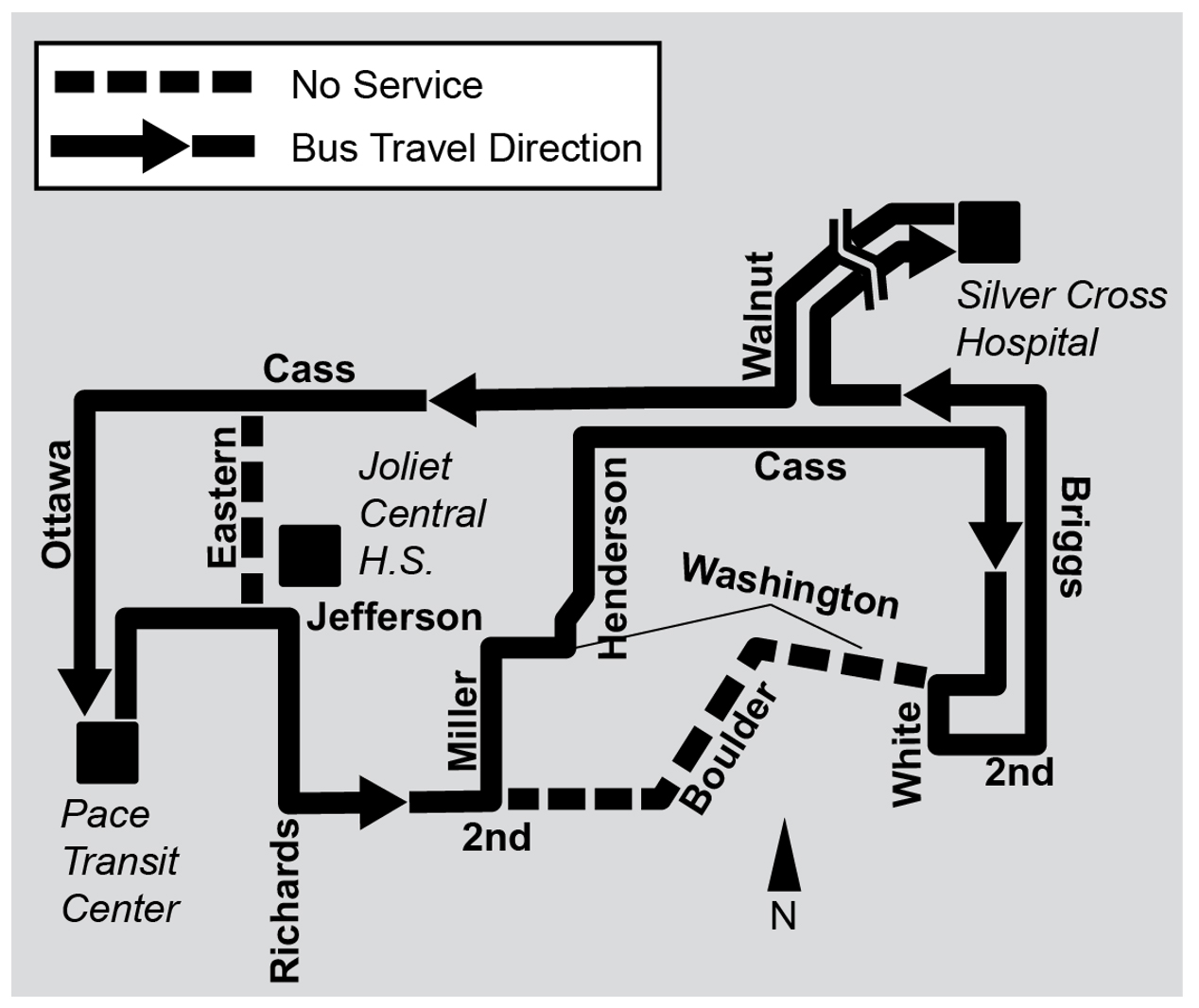 Rt 508 detour map