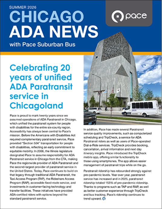 Image of the Chicago ADA Newsletter Summer 2026 small cover