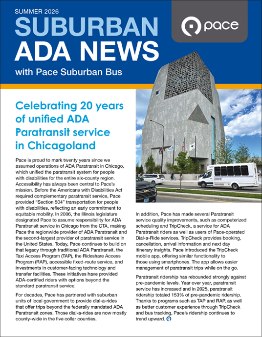 Image of the Suburban ADA Newsletter Summer 2026 small cover