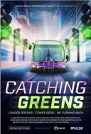 Movie Poster Image for Pulse Dempster line with purple bus moving rapidly