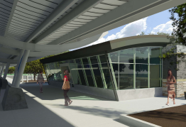 Artist rendering of the future ADA transfer facility